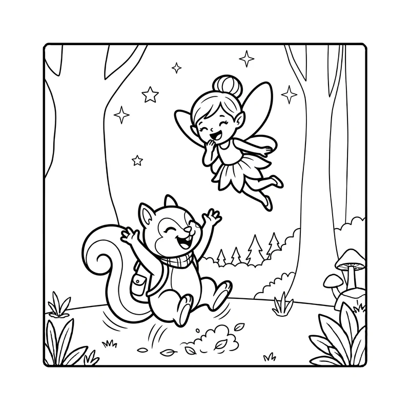 Tea party in the mushroom grove